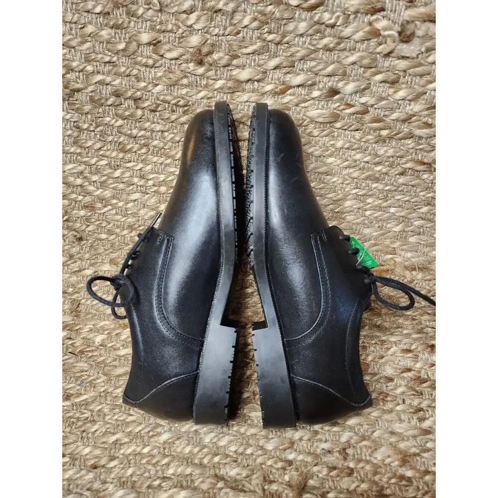 SR Max SRM3500 Mens 9.5 Black Arlington Slip Resistant Leather Dress Work Shoes